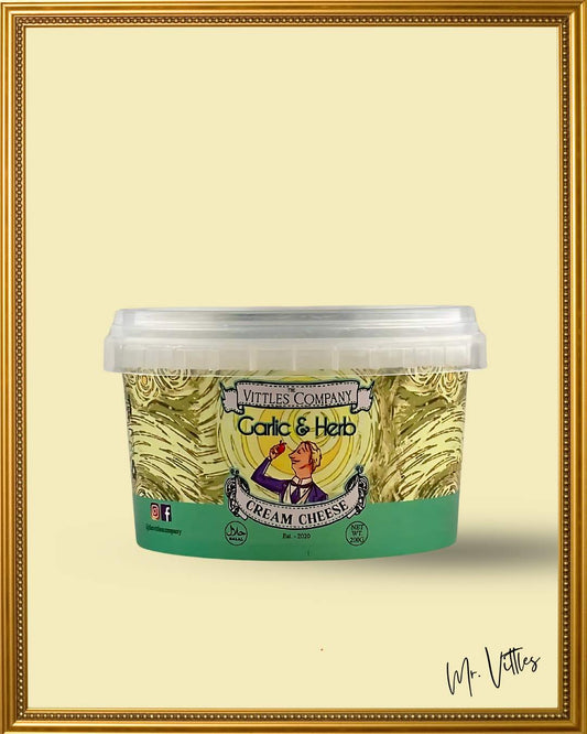 Garlic & Herb Cream Cheese | The Vittles Company – Best Cream Cheese Pakistan